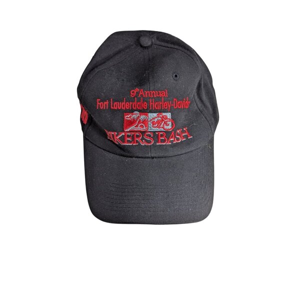 9th Annual Fort Lauderdale Harley-Davidson V-Twin Bikers Bash Adjustable Black H - Picture 1 of 5